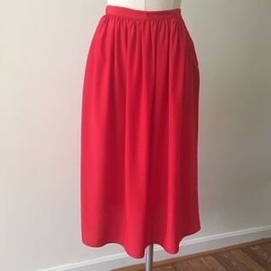 Feather Light Red True Vintage Skirt